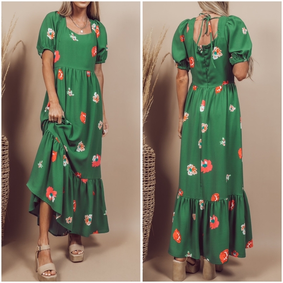 SUGARLIPS As You Are Lynette Floral Sweetheart Maxi Dress - Picture 10 of 13